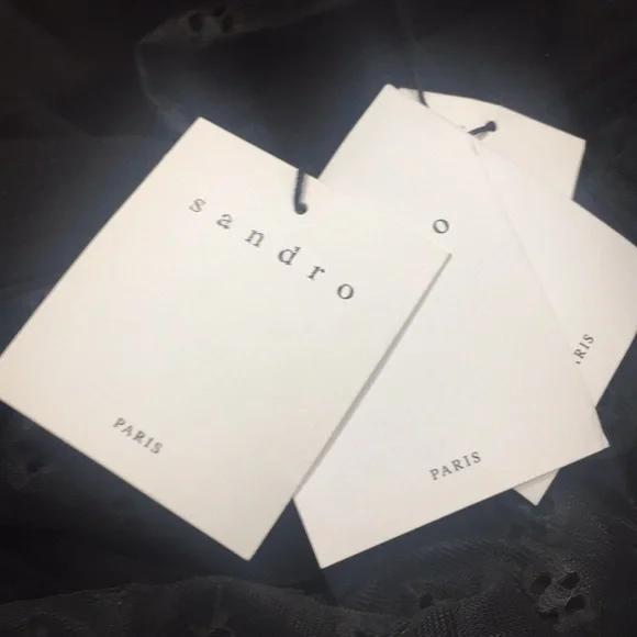 NWT Sandro Leave Lace Midi Wrap Skirt - Picture 9 of 11